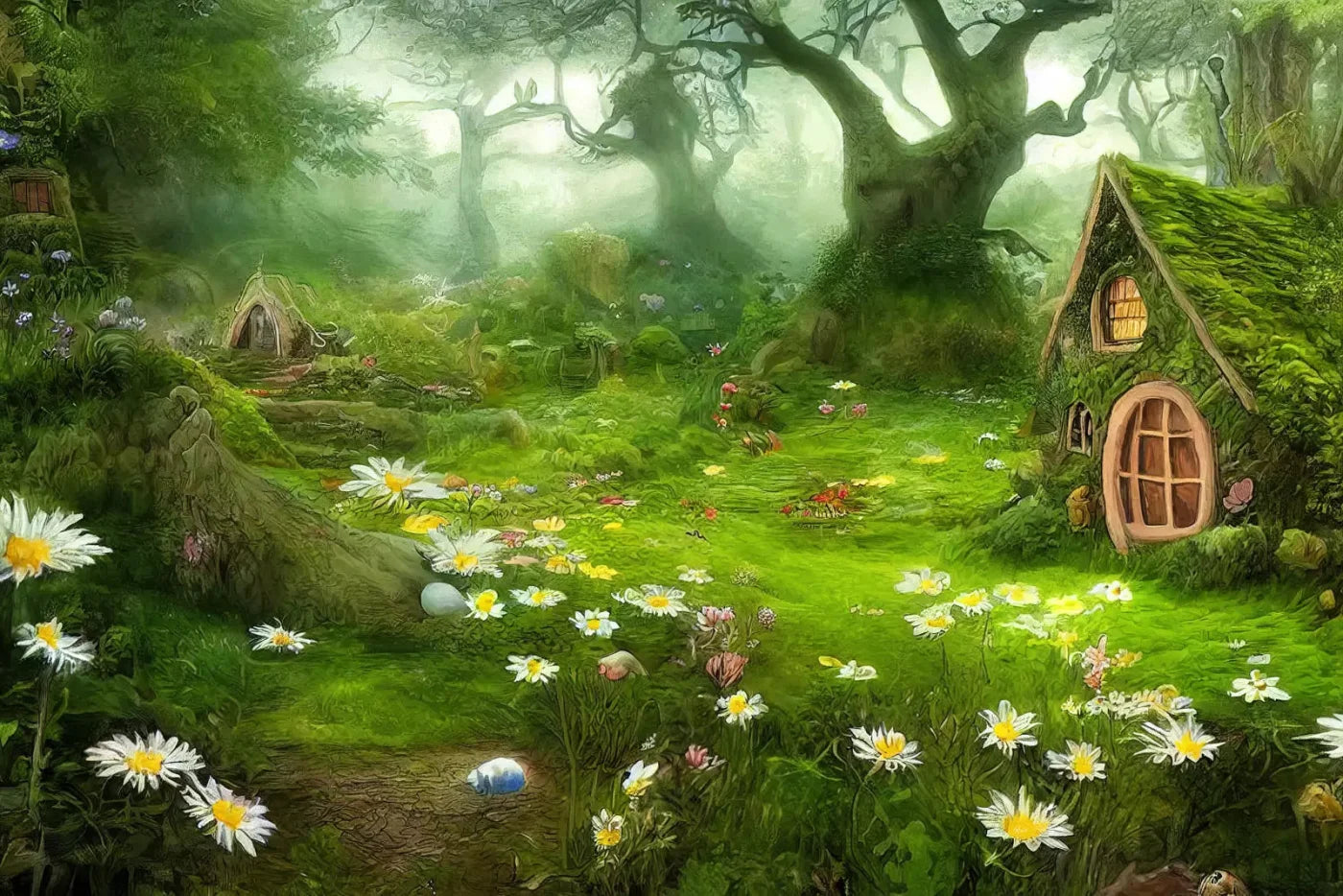Fairylands 8X5 Ultracloth ( 96 X 60 Inch ) Backdrop