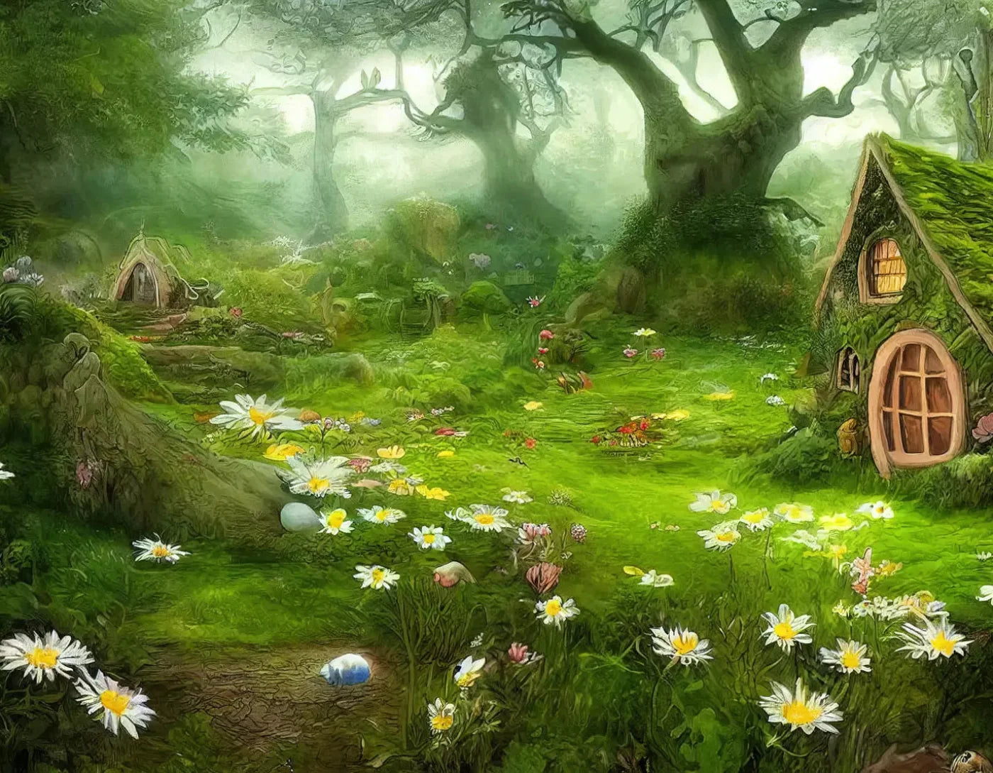 Fairylands 8X6 Fleece ( 96 X 72 Inch ) Backdrop