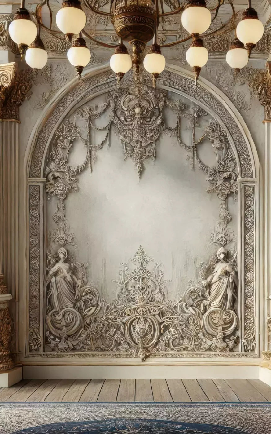 Fairytale Ballroom Arch 5’X8’ Ultracloth (60 X 96 Inch) Backdrop