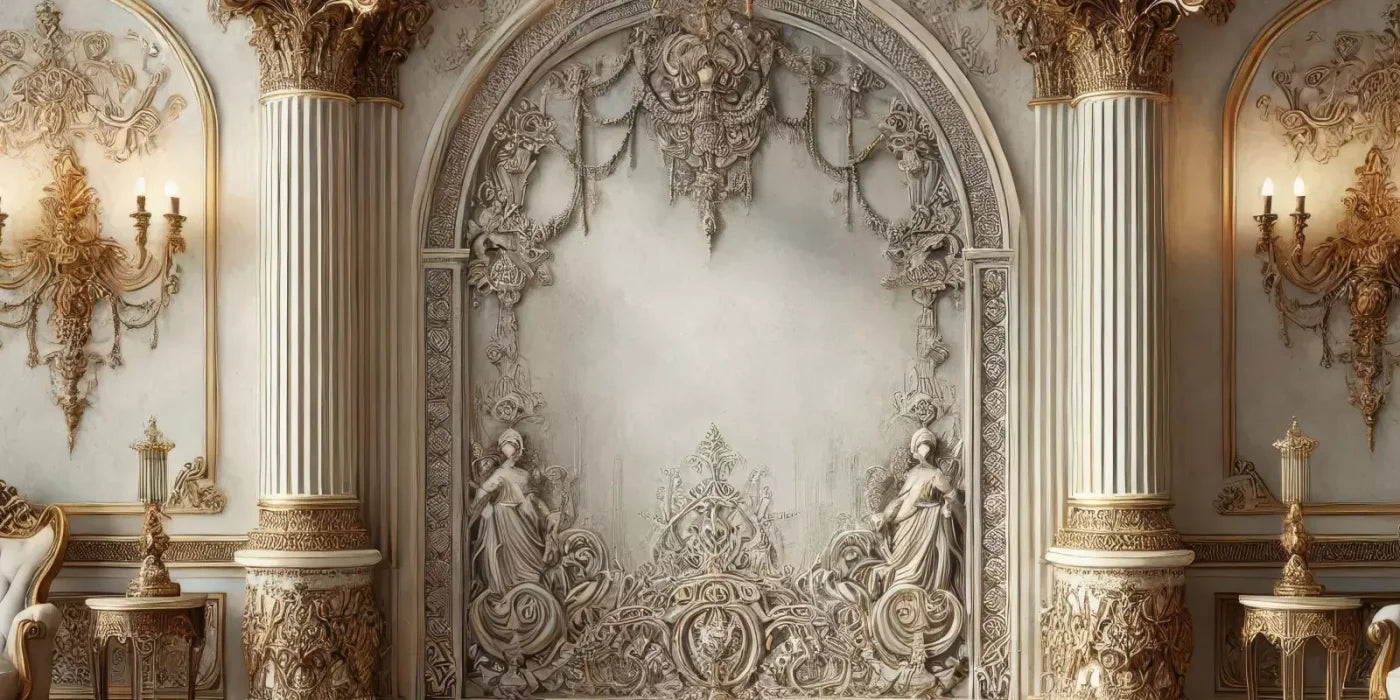 Fairytale Ballroom Arch 16’X8’ Ultracloth (192 X 96 Inch) Backdrop