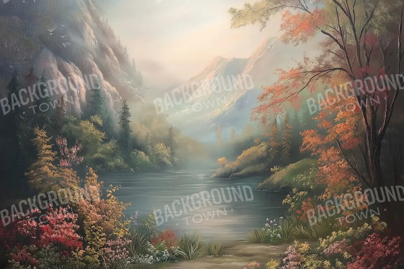Fairytale Pond 12’x8’ UltraCloth (144 x 96 inch) Backdrop