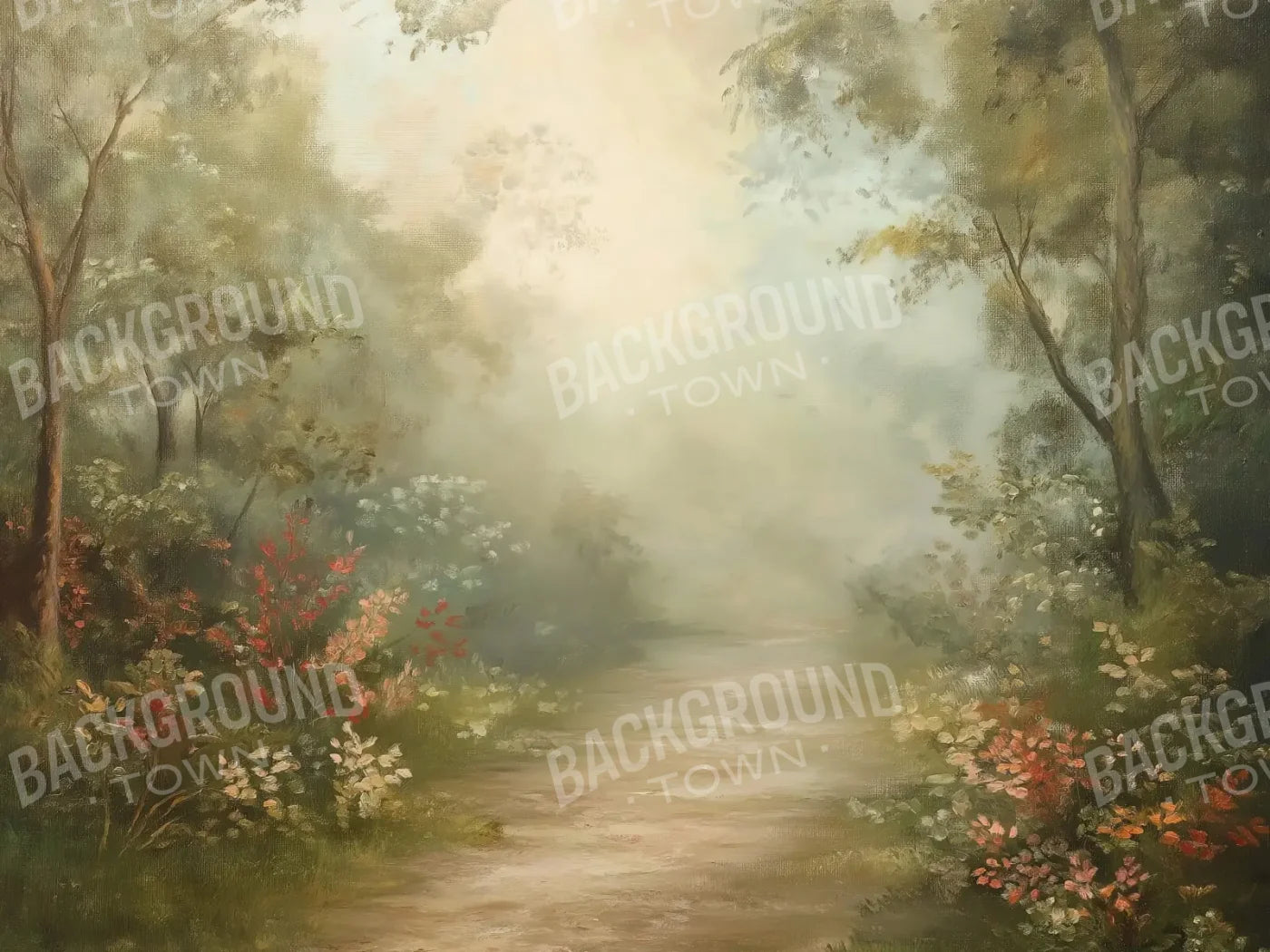 Fairytale Walk 6’8x5’ Fleece (80 x 60 inch) Backdrop