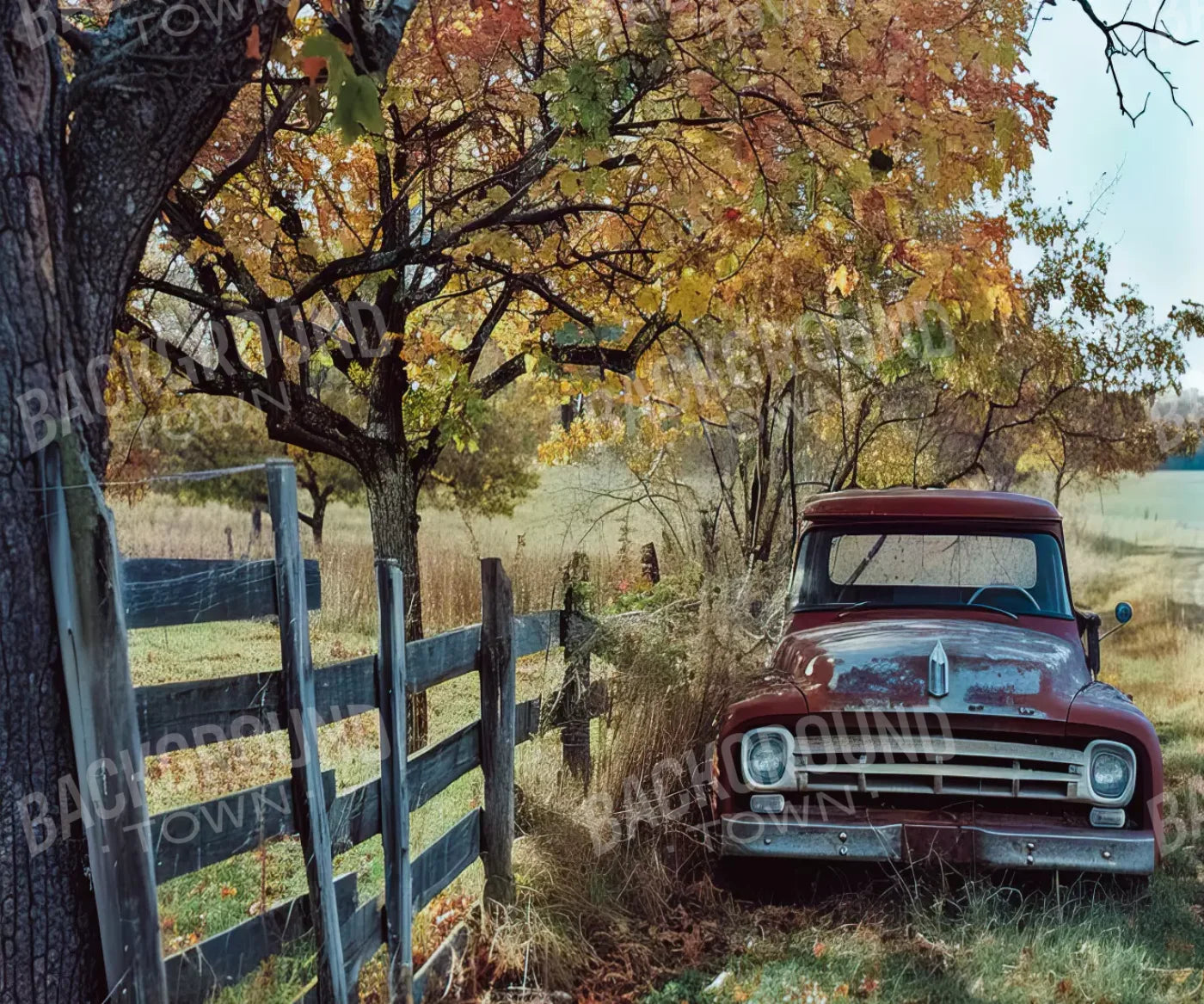 Fall Foilage 003 8X10 Web 12’X10’ Ultracloth (144 X 120 Inch) Backdrop