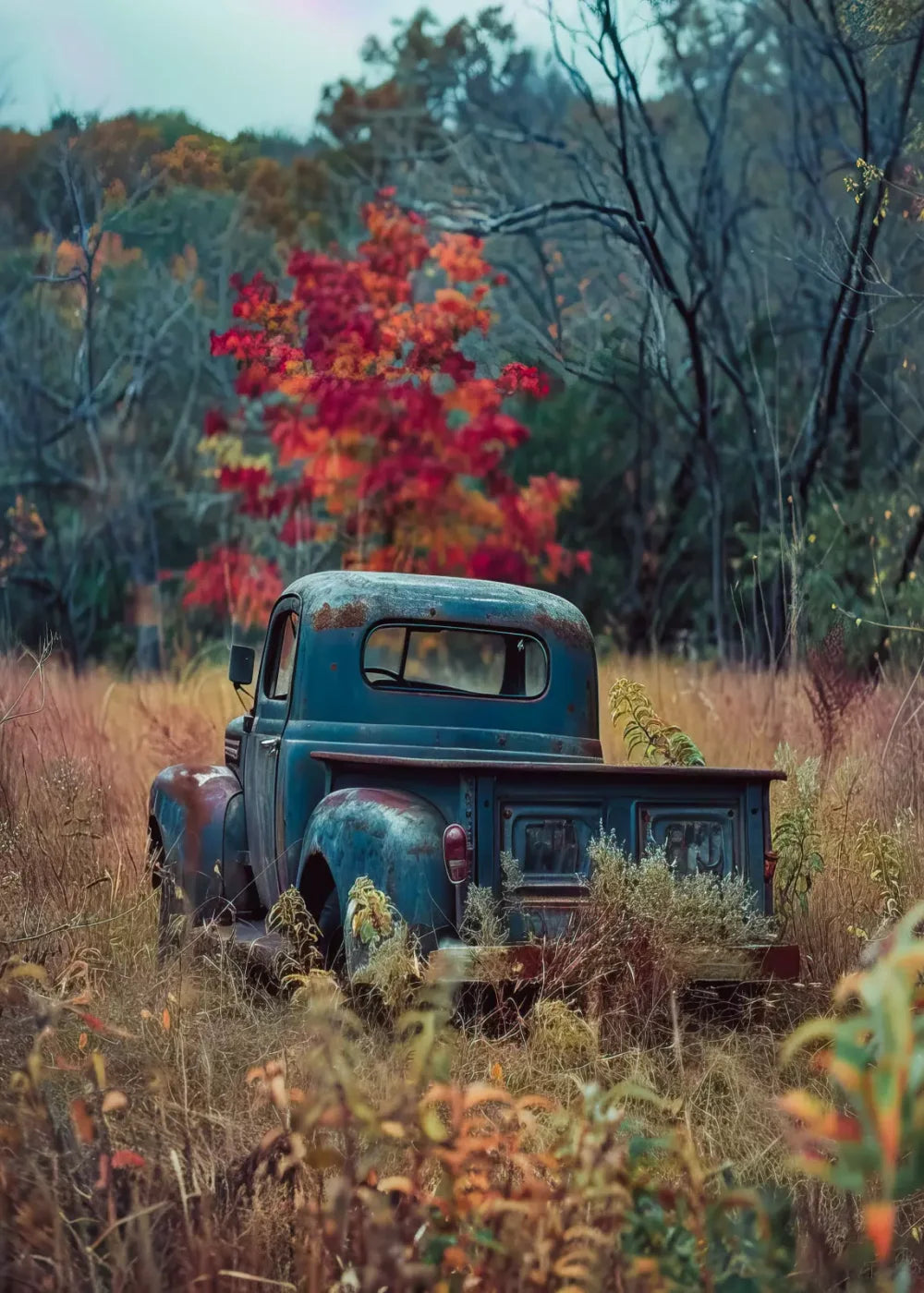 Fall Foilage 002 8X10 5’X7’ Ultracloth (60 X 84 Inch) Backdrop