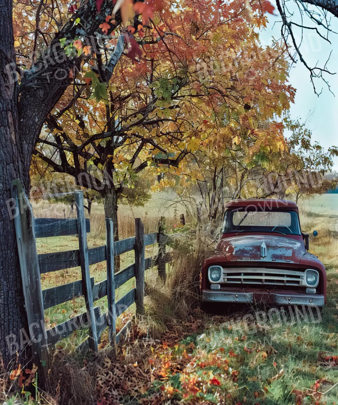 Fall Foilage 003 8X10 Web 10’X12’ Ultracloth (120 X 144 Inch) Backdrop