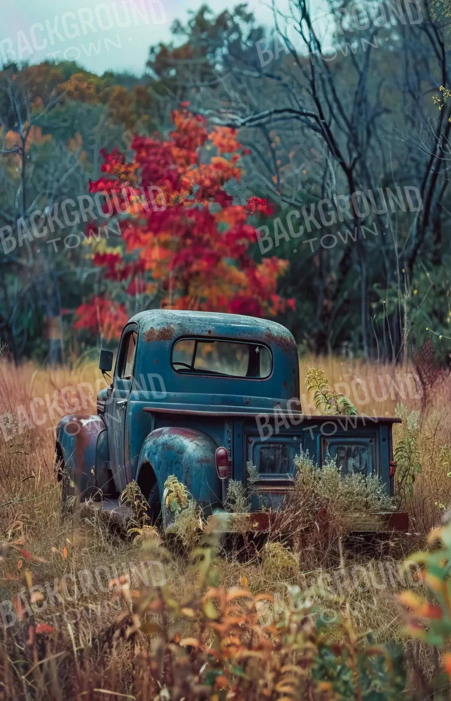 Fall Foilage 002 8X10 9’X14’ Ultracloth (108 X 168 Inch) Backdrop