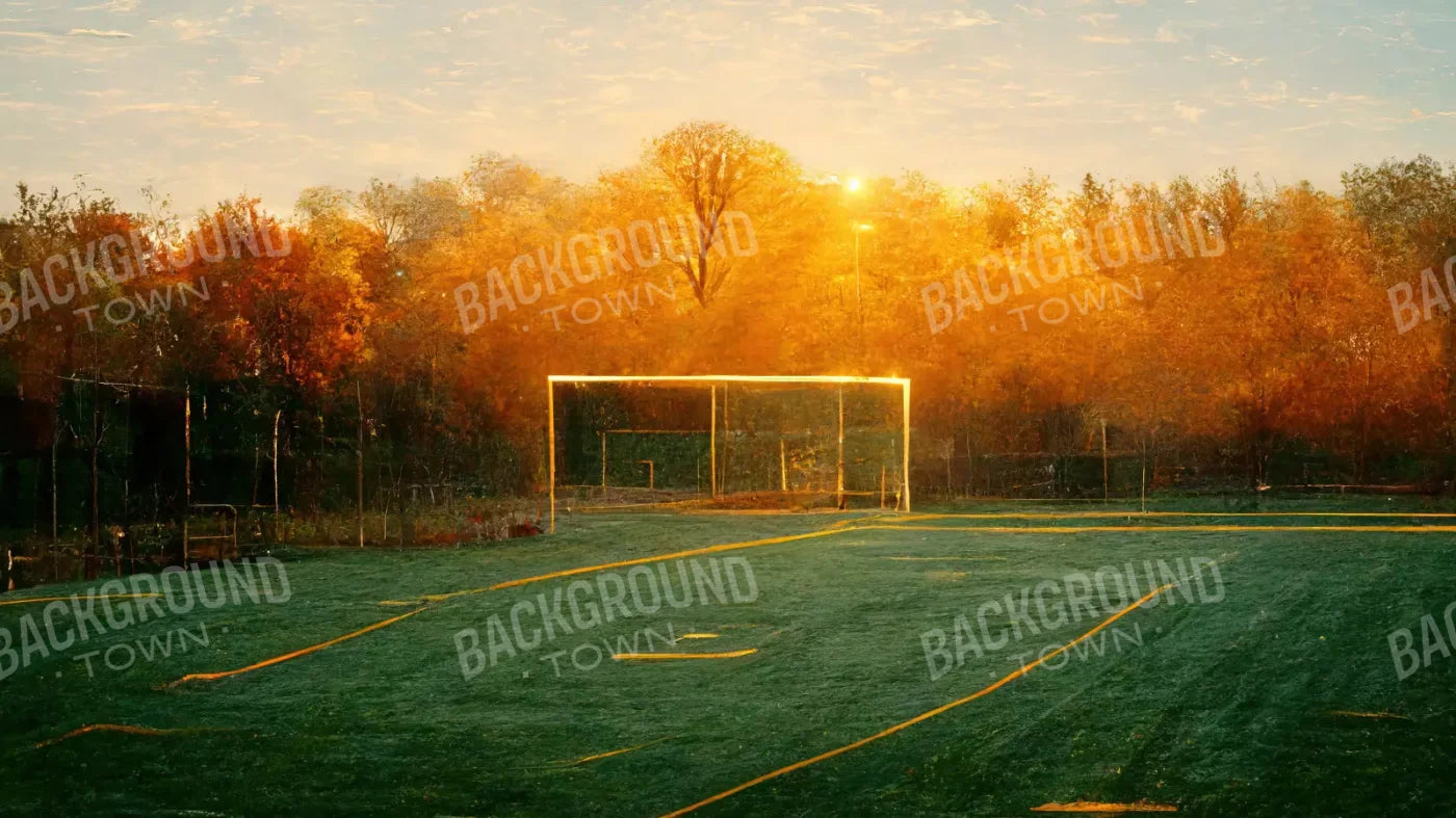 Fall Soccer 14X8 Ultracloth ( 168 X 96 Inch ) Backdrop