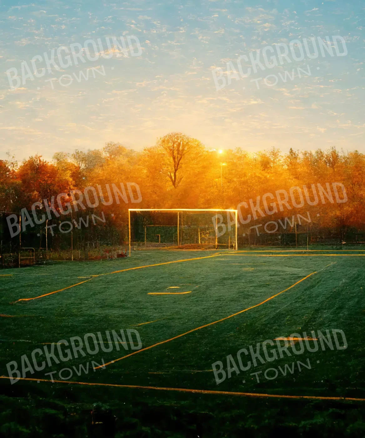 Green Sports Backdrop for Photography