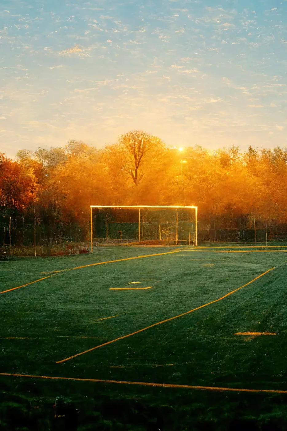 Fall Soccer Backdrop