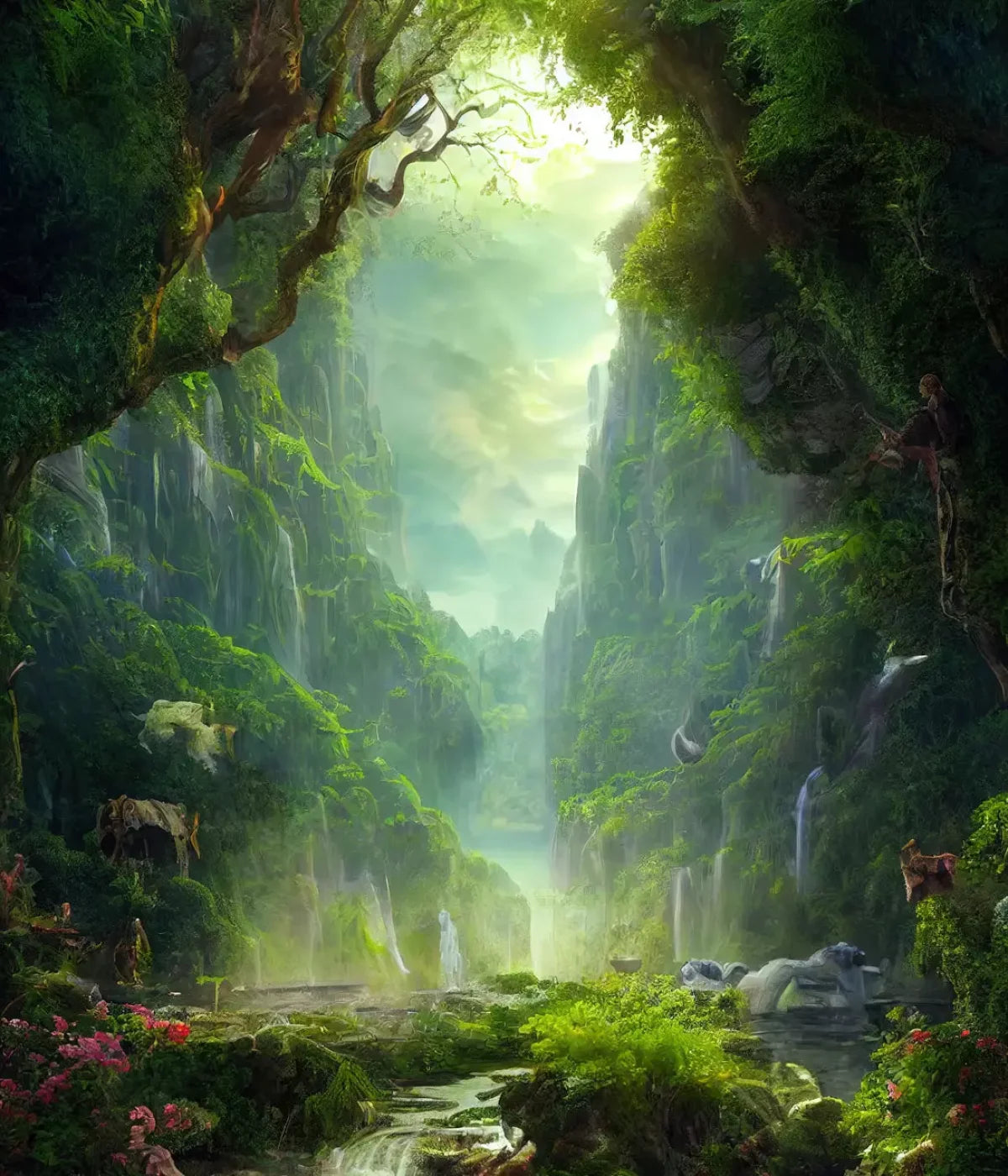 Fantasy Land 10X12 Ultracloth ( 120 X 144 Inch ) Backdrop