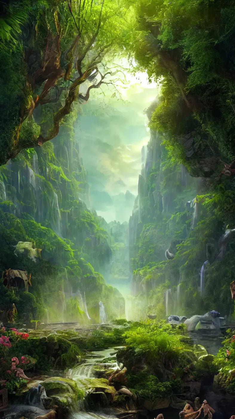 Fantasy Land 8X14 Ultracloth ( 96 X 168 Inch ) Backdrop