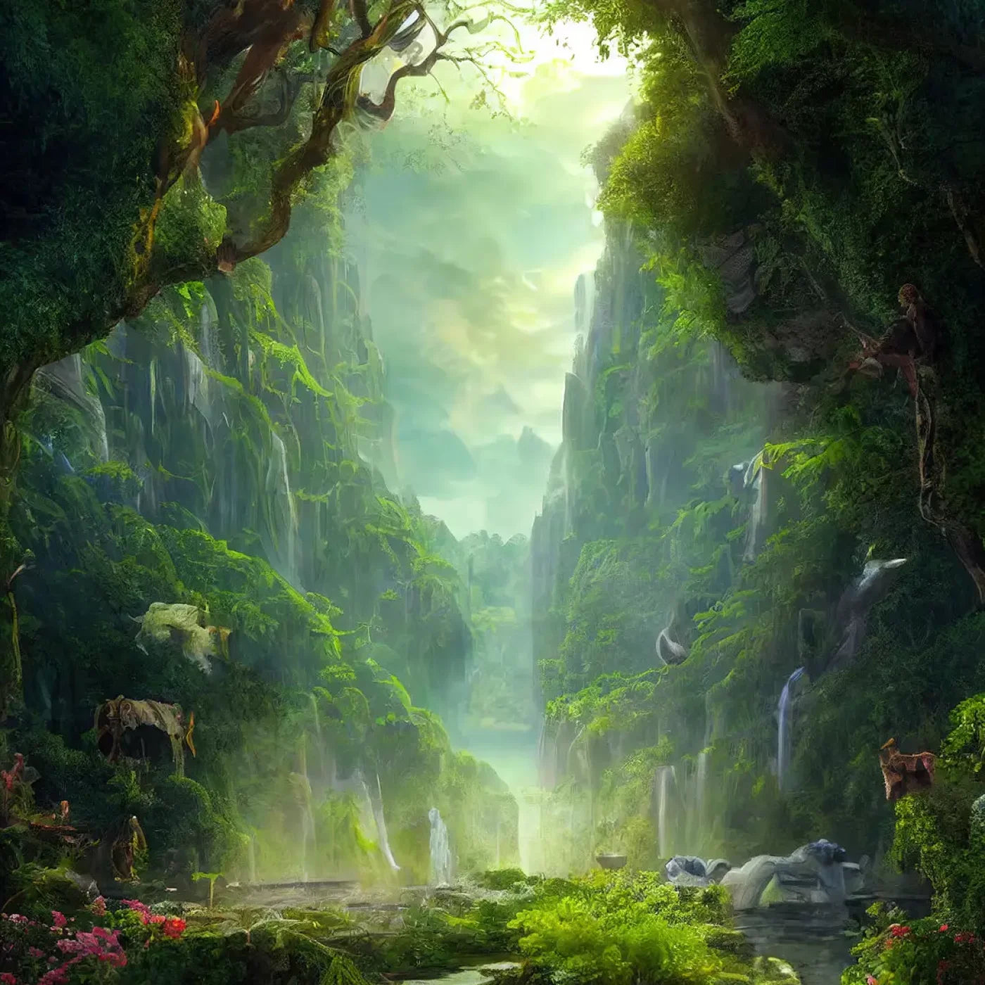 Fantasy Land 8X8 Fleece ( 96 X Inch ) Backdrop
