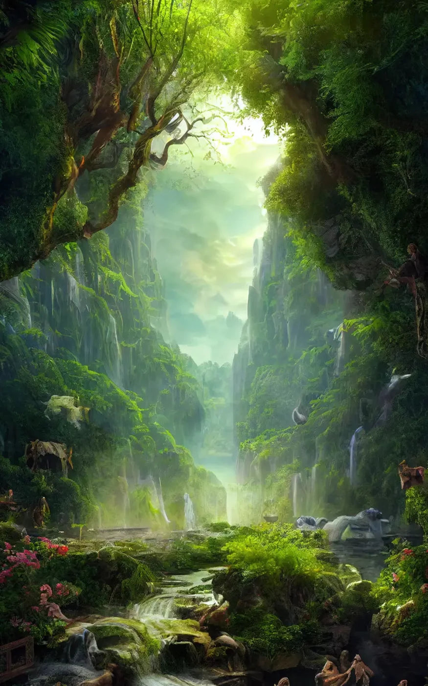 Fantasy Land 9X14 Ultracloth ( 108 X 168 Inch ) Backdrop