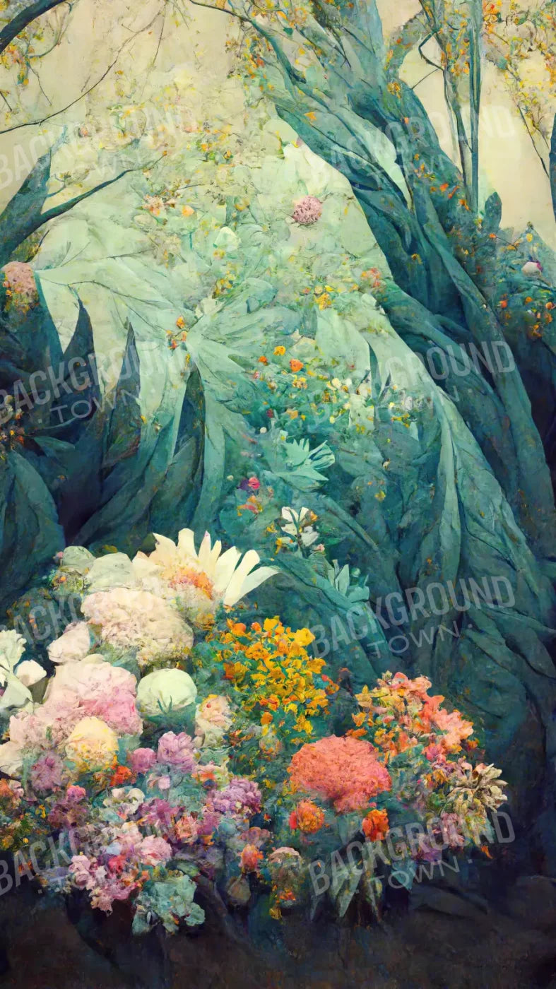 Fantasy Meadow Pastel 8X14 Ultracloth ( 96 X 168 Inch ) Backdrop