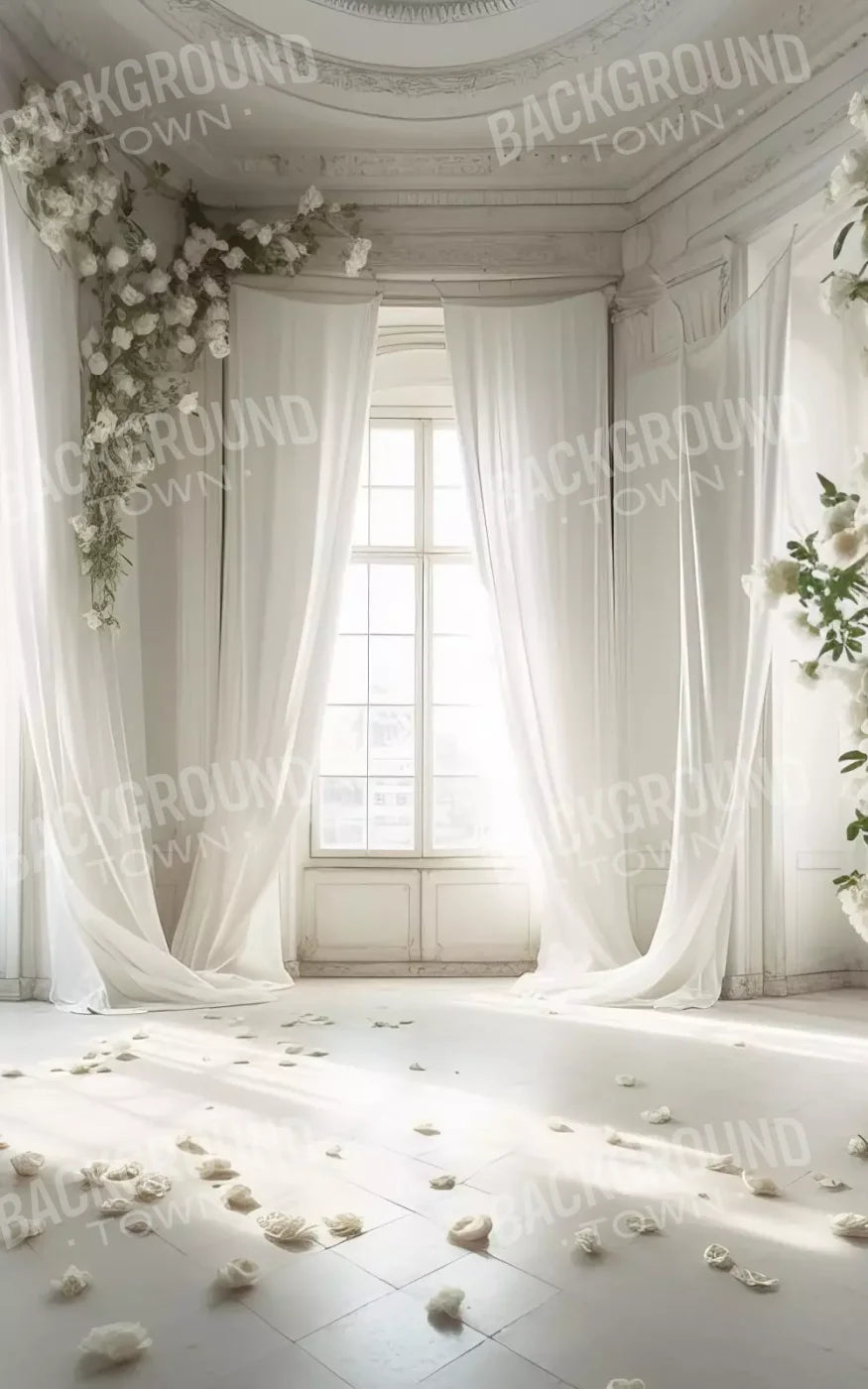 Fantasy White Room 5X8 Ultracloth ( 60 X 96 Inch ) Backdrop