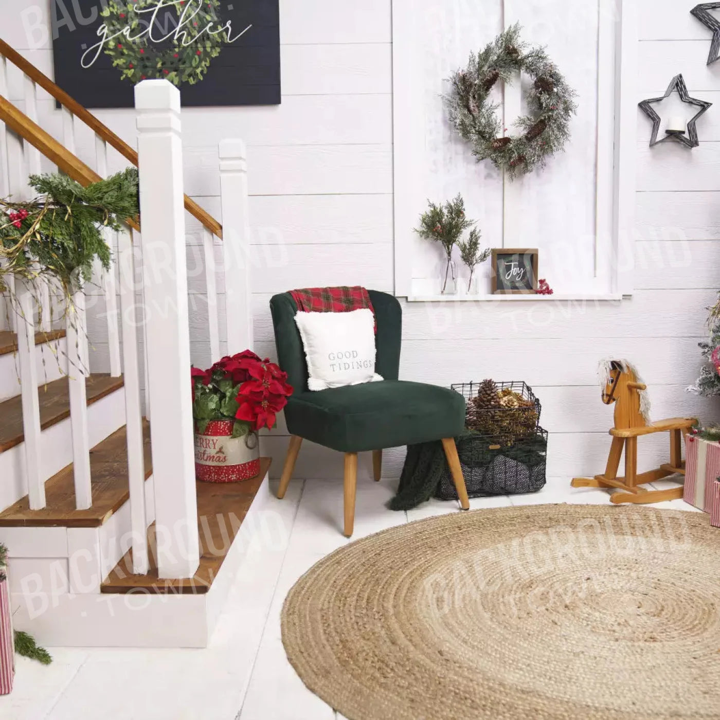 Farmhouse 10X10 Ultracloth ( 120 X Inch ) Backdrop