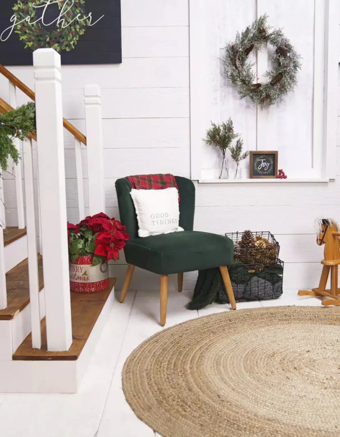 Farmhouse 6X8 Fleece ( 72 X 96 Inch ) Backdrop