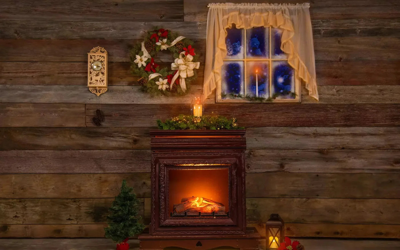Christmas Details 14X9 Ultracloth ( 168 X 108 Inch ) Backdrop