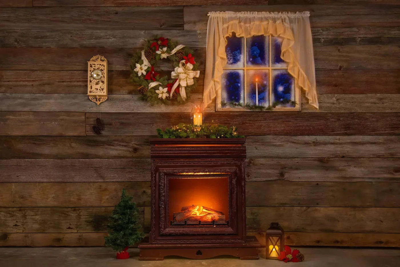 Christmas Details 8X5 Ultracloth ( 96 X 60 Inch ) Backdrop