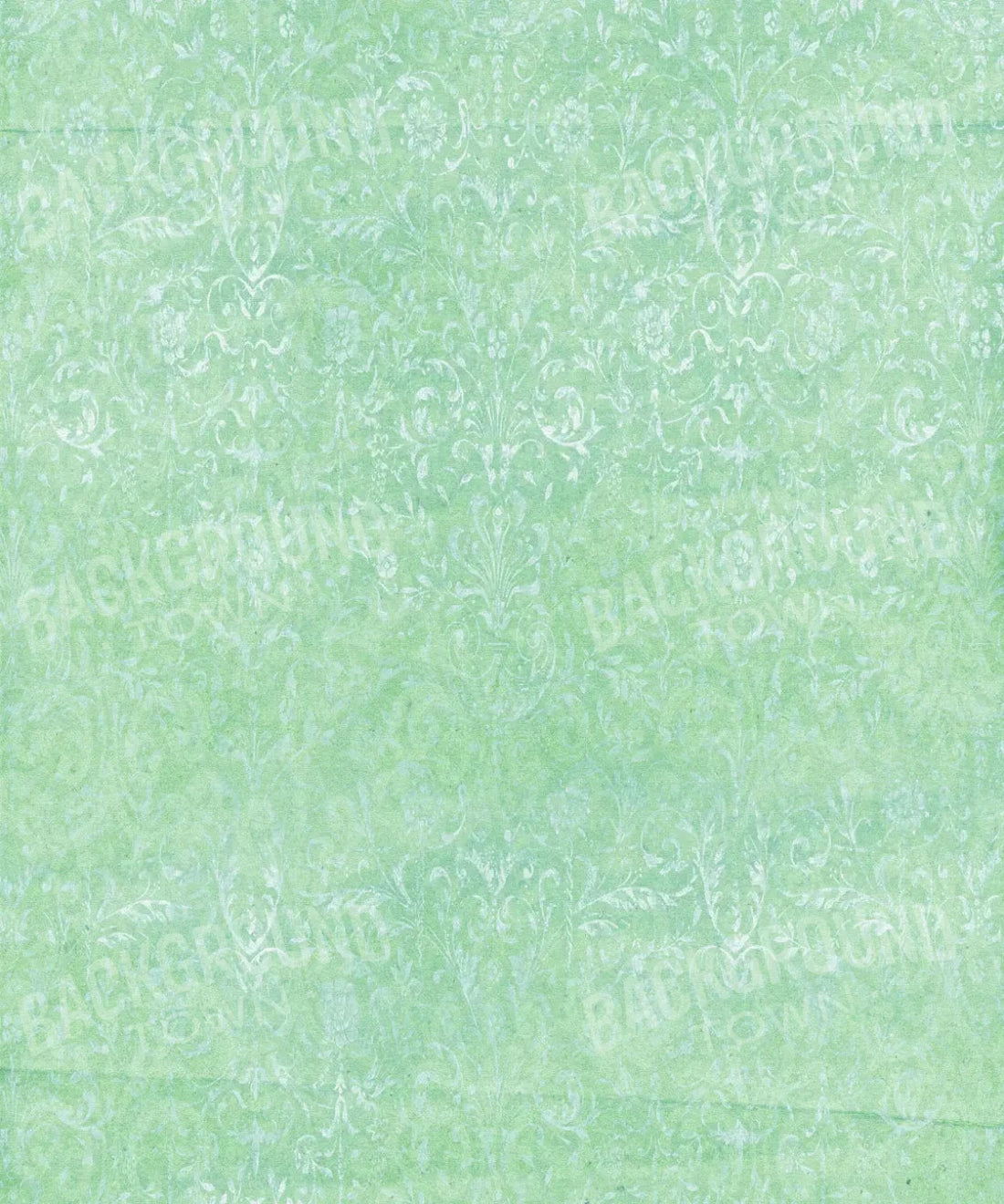 Green Damask Backdrop for Photography