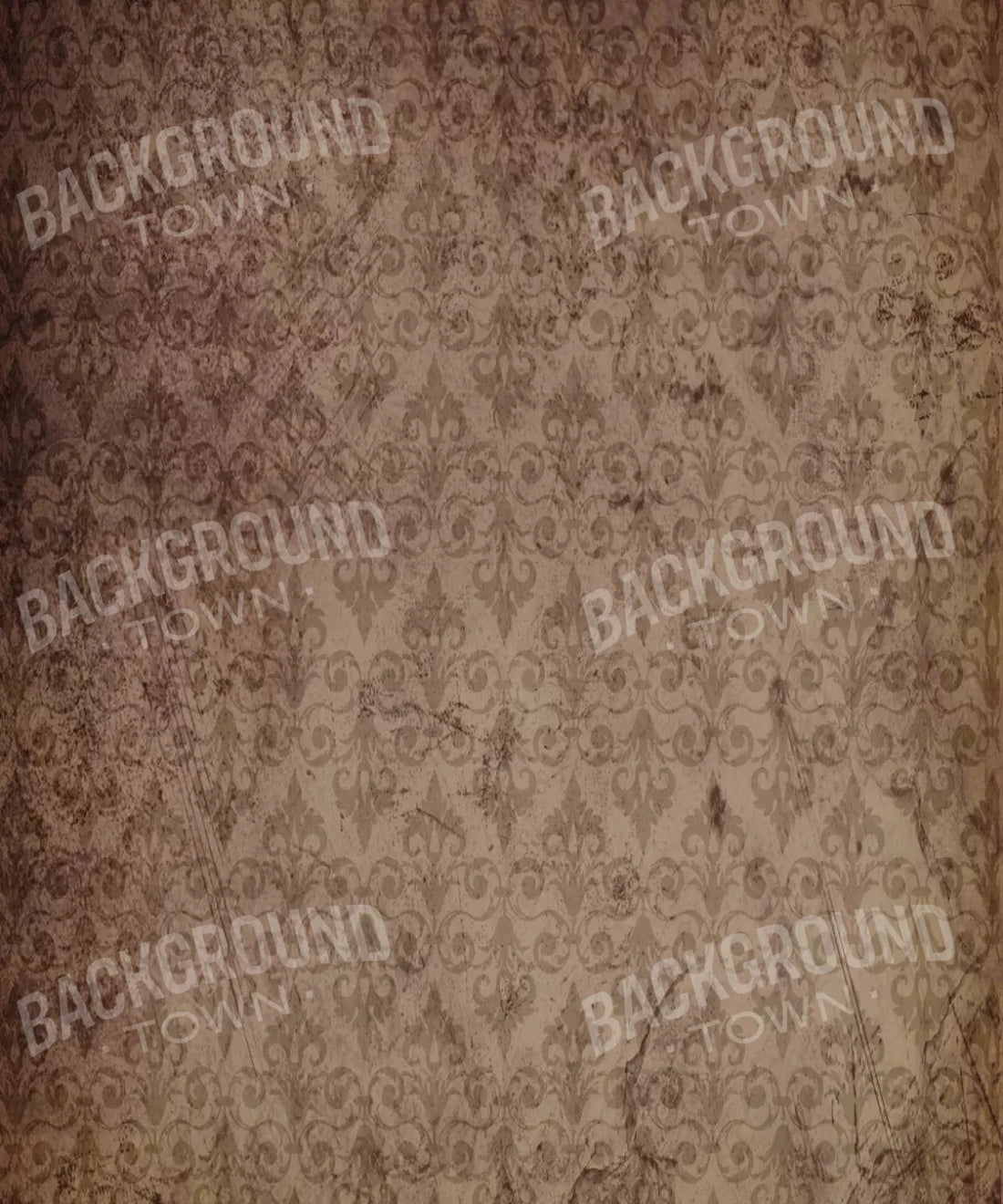 Brown Damask Backdrop for Photography