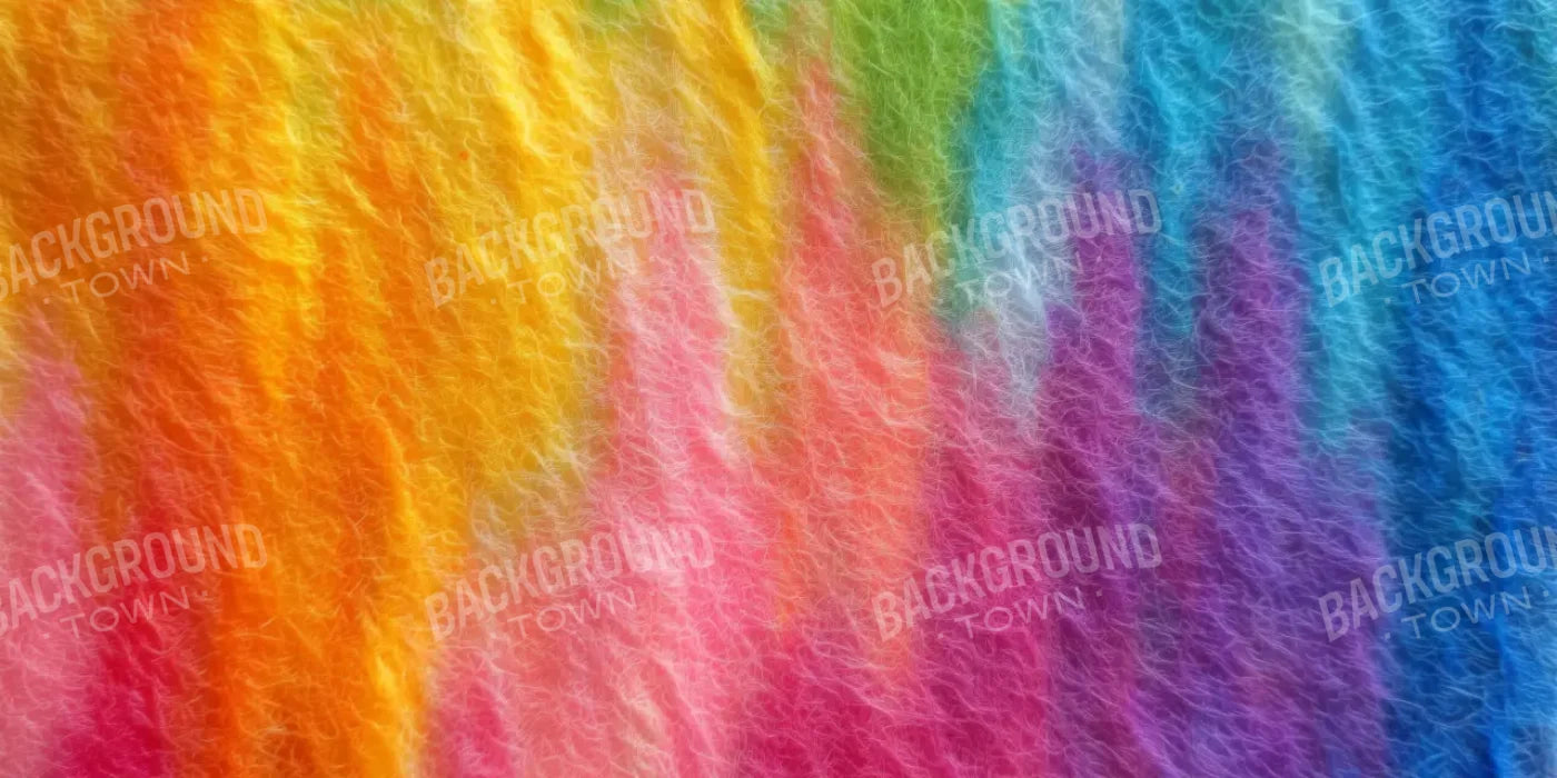 Felt Rainbow 20’x10’ UltraCloth (240 x 120 inch) Backdrop