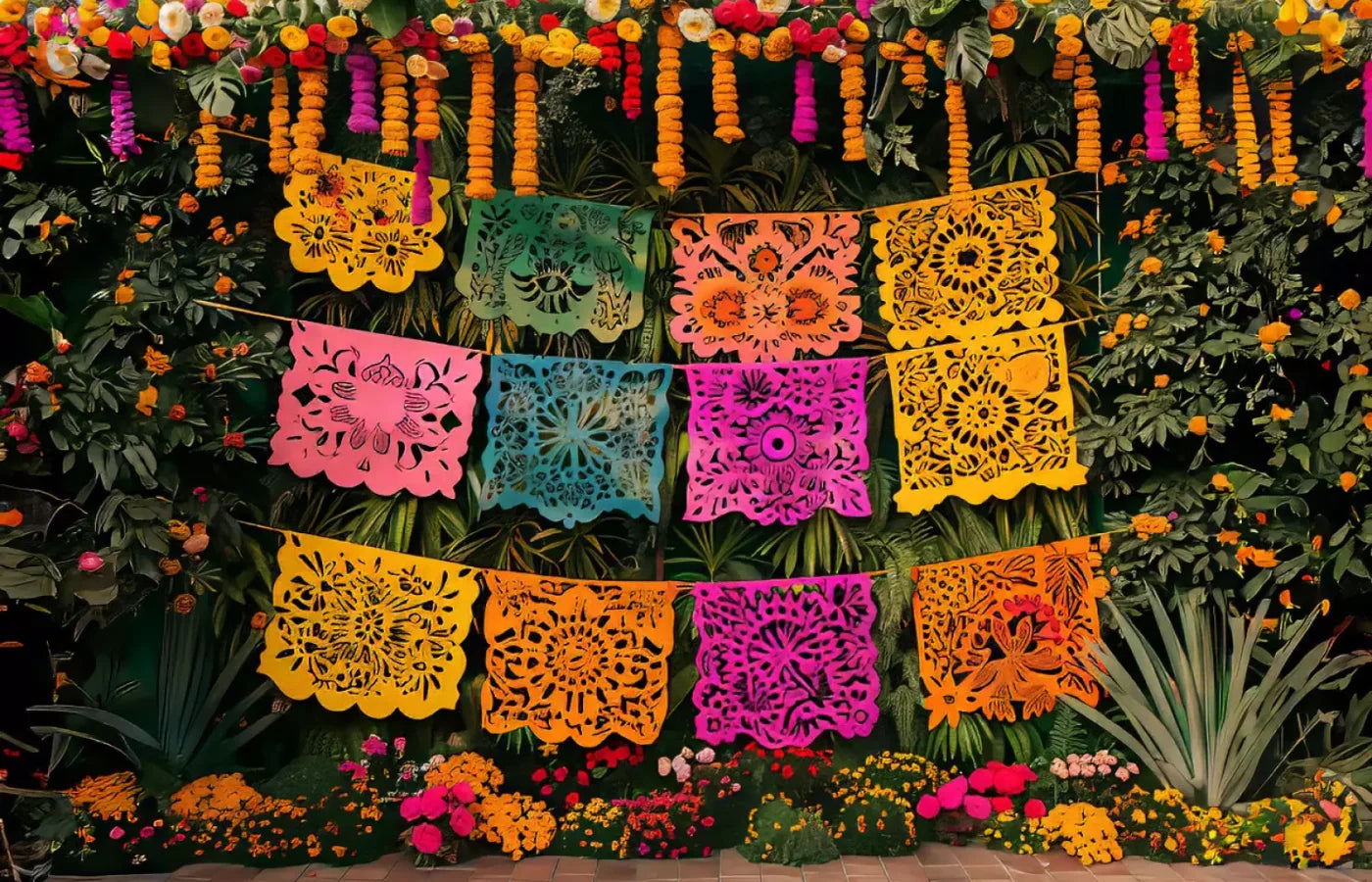 Fiesta Checked 14’X9’ Ultracloth (168 X 108 Inch) Backdrop