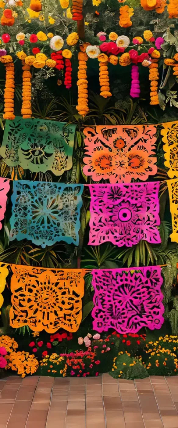 Fiesta Checked 5’X12’ Ultracloth For Westcott X - Drop (60 X 144 Inch) Backdrop