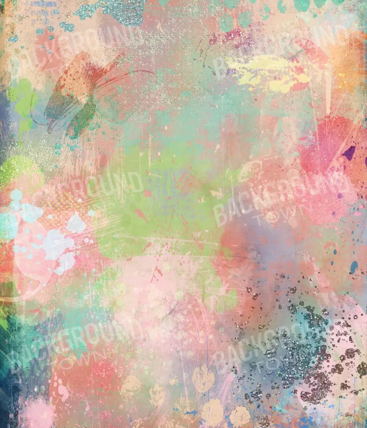 Finger Paint 10X12 Ultracloth ( 120 X 144 Inch ) Backdrop