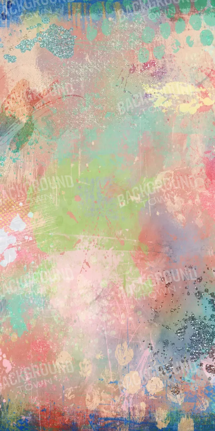 Finger Paint 10X20 Ultracloth ( 120 X 240 Inch ) Backdrop