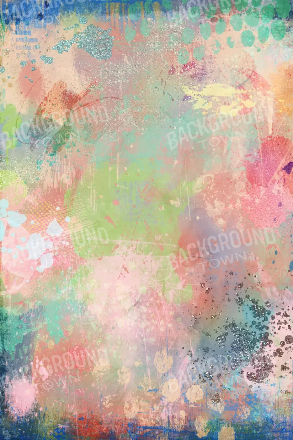Finger Paint 5X8 Ultracloth ( 60 X 96 Inch ) Backdrop