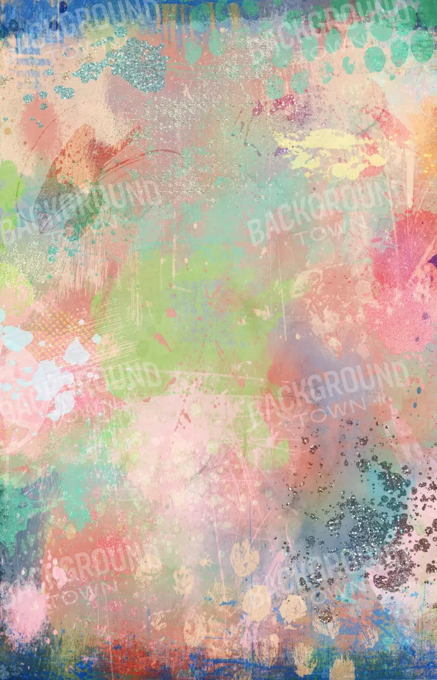 Finger Paint 8X12 Ultracloth ( 96 X 144 Inch ) Backdrop