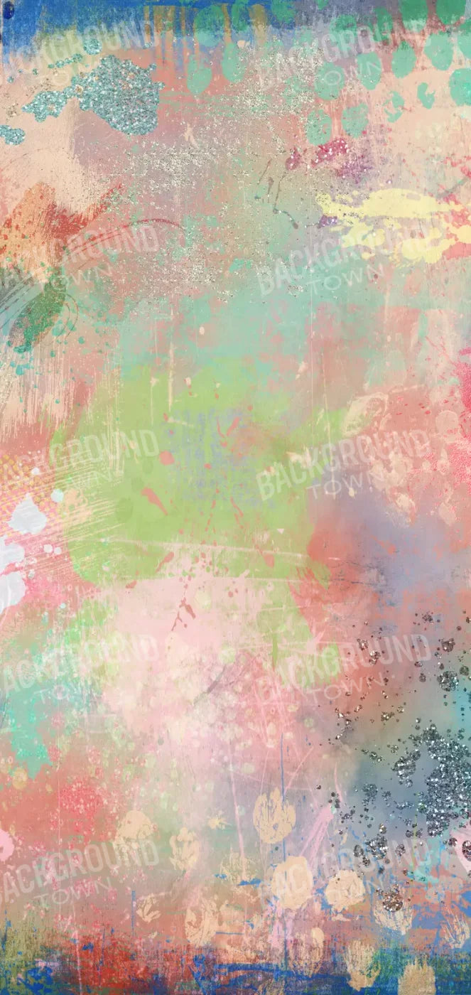 Finger Paint 8X16 Ultracloth ( 96 X 192 Inch ) Backdrop