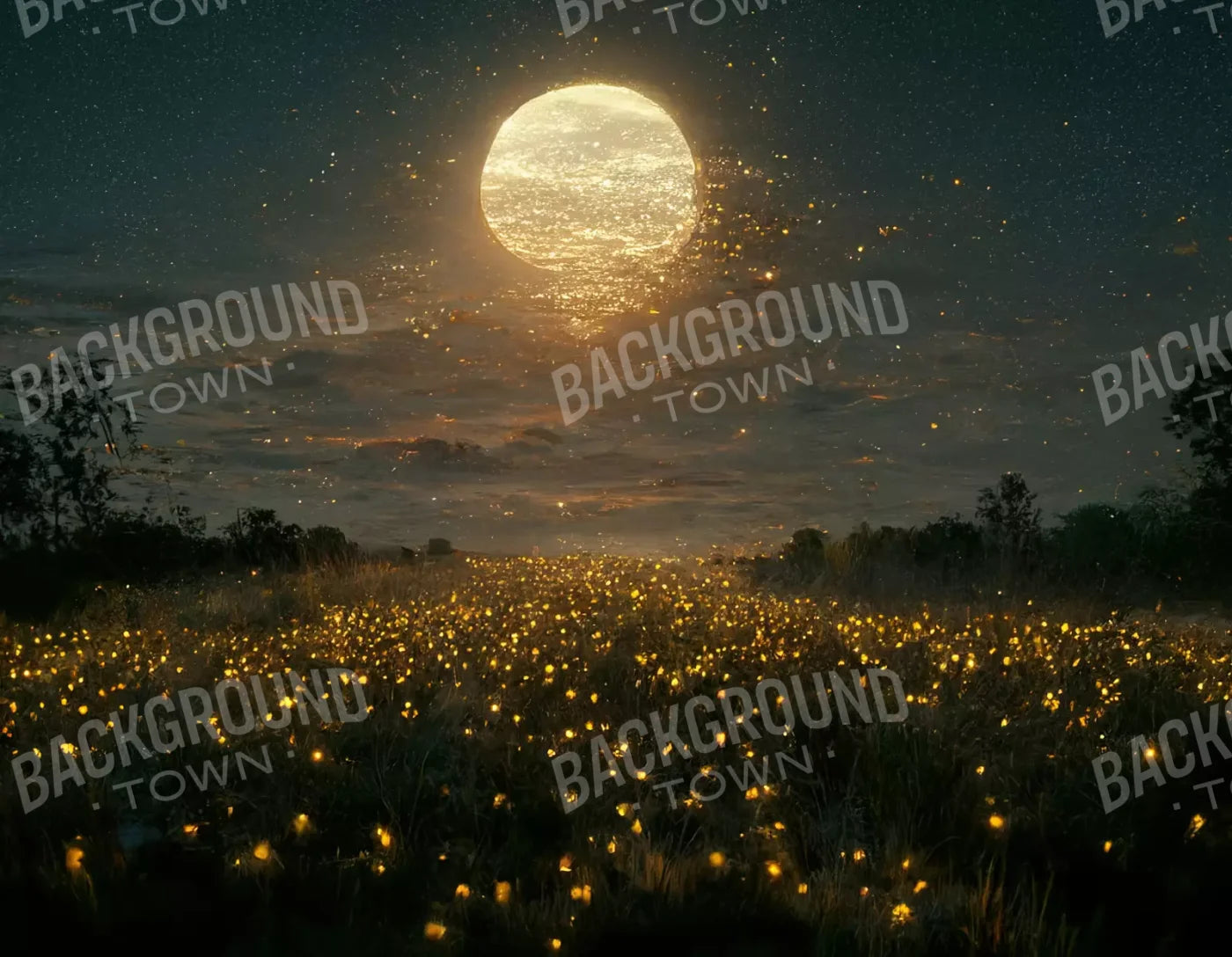 Firefly Sky 8X6 Fleece ( 96 X 72 Inch ) Backdrop