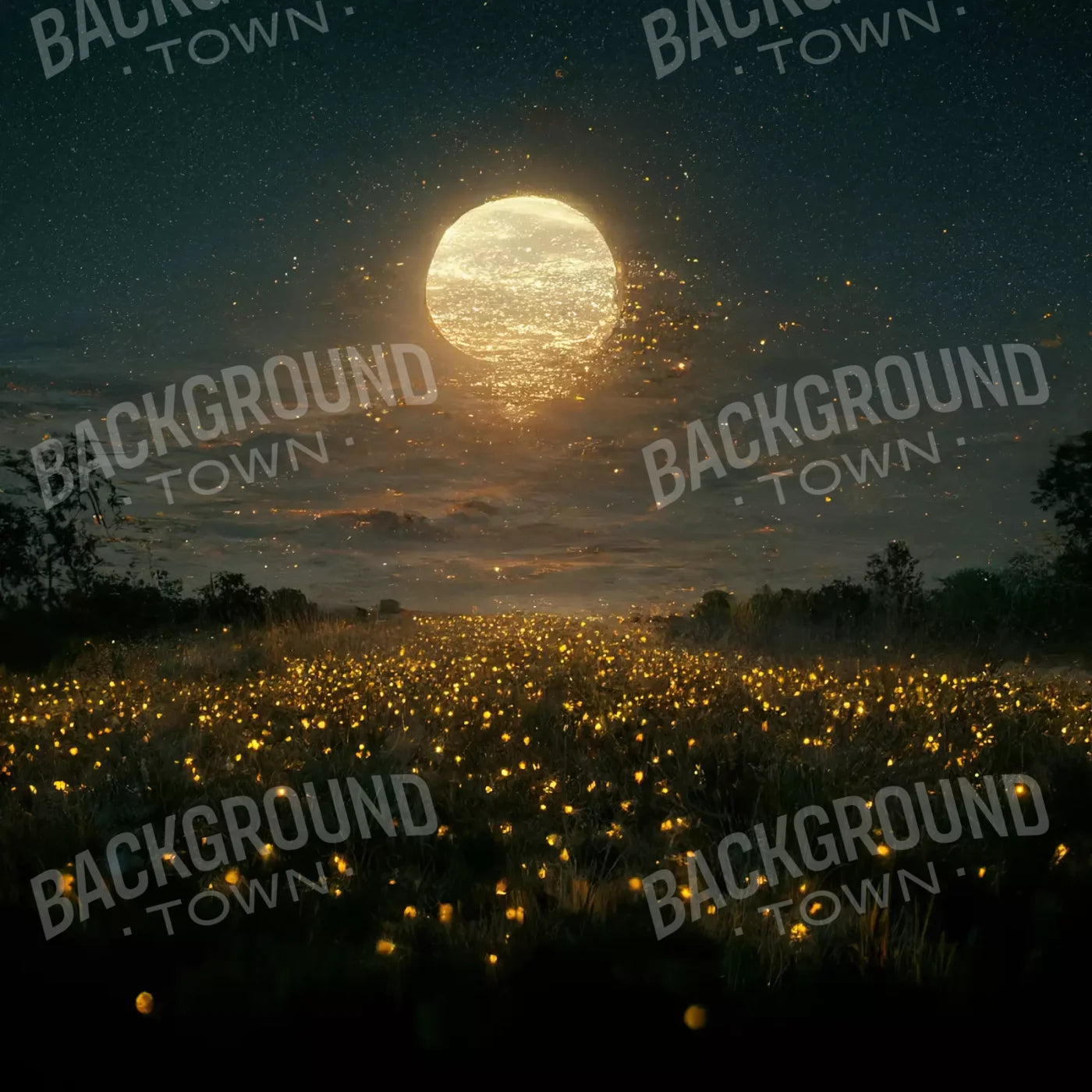 Firefly Sky 8X8 Fleece ( 96 X Inch ) Backdrop