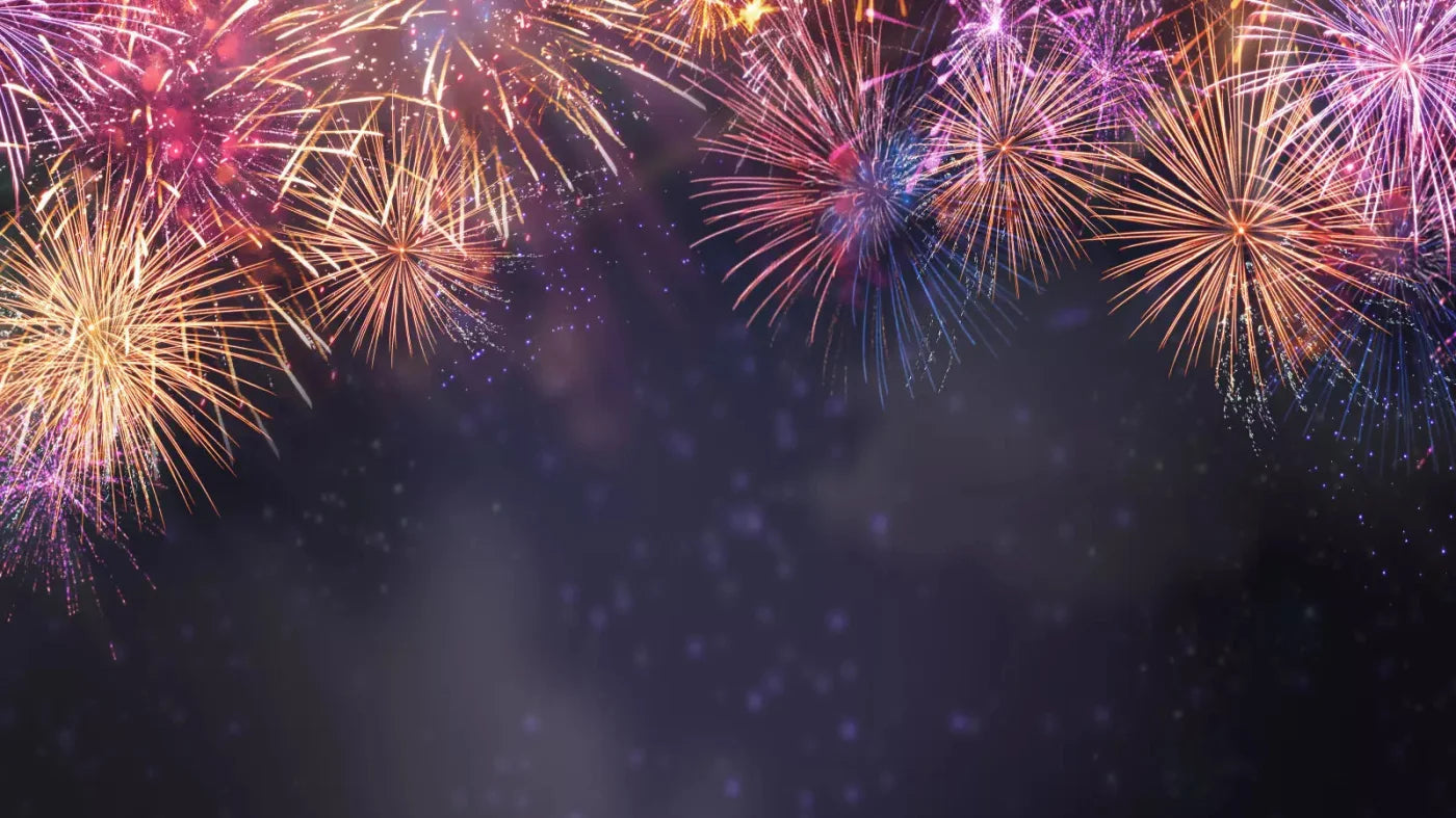 Firework Night 14X8 Ultracloth ( 168 X 96 Inch ) Backdrop