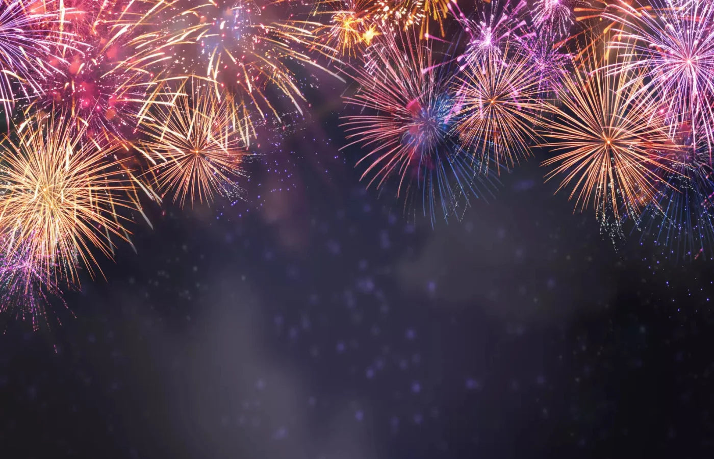 Firework Night 12X8 Ultracloth ( 144 X 96 Inch ) Backdrop