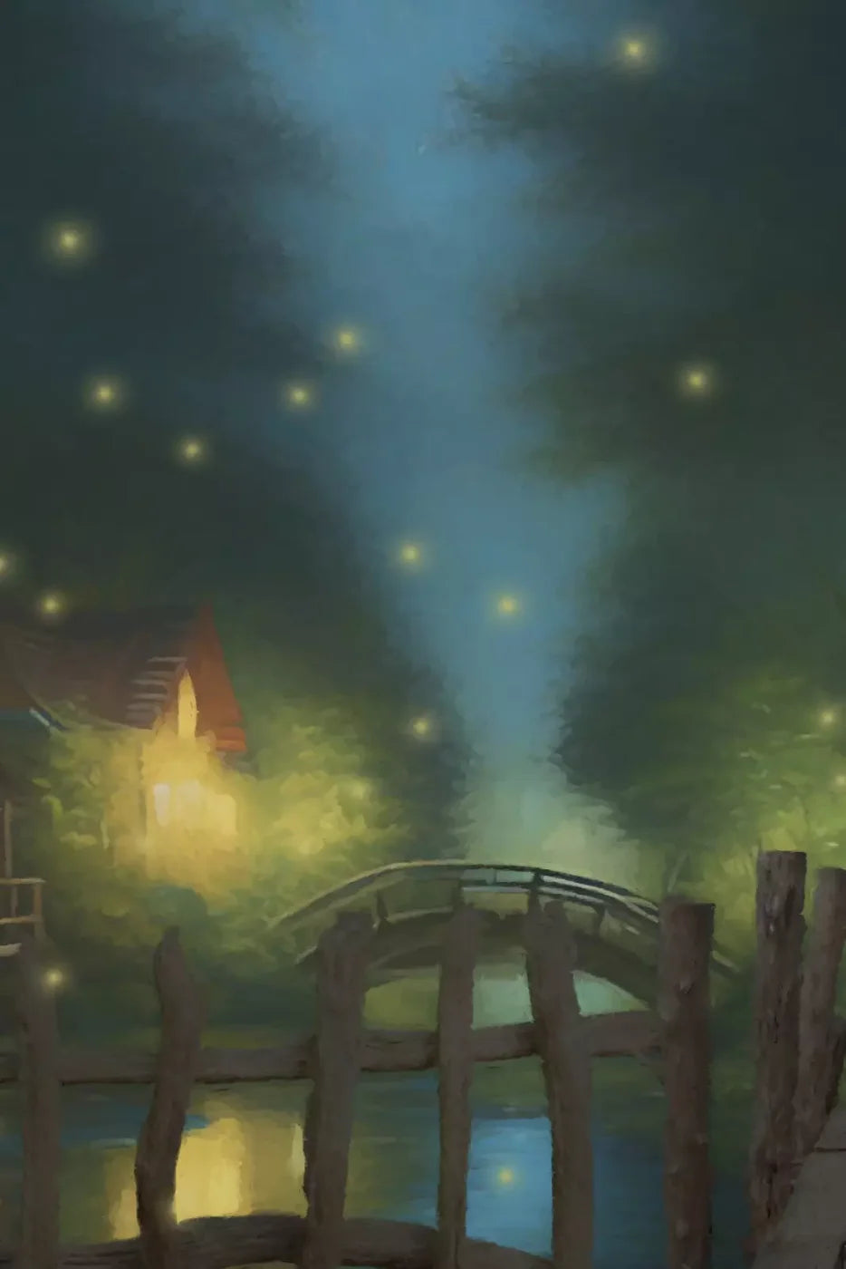 Fishing In The Dark 5X8 Ultracloth ( 60 X 96 Inch ) Backdrop