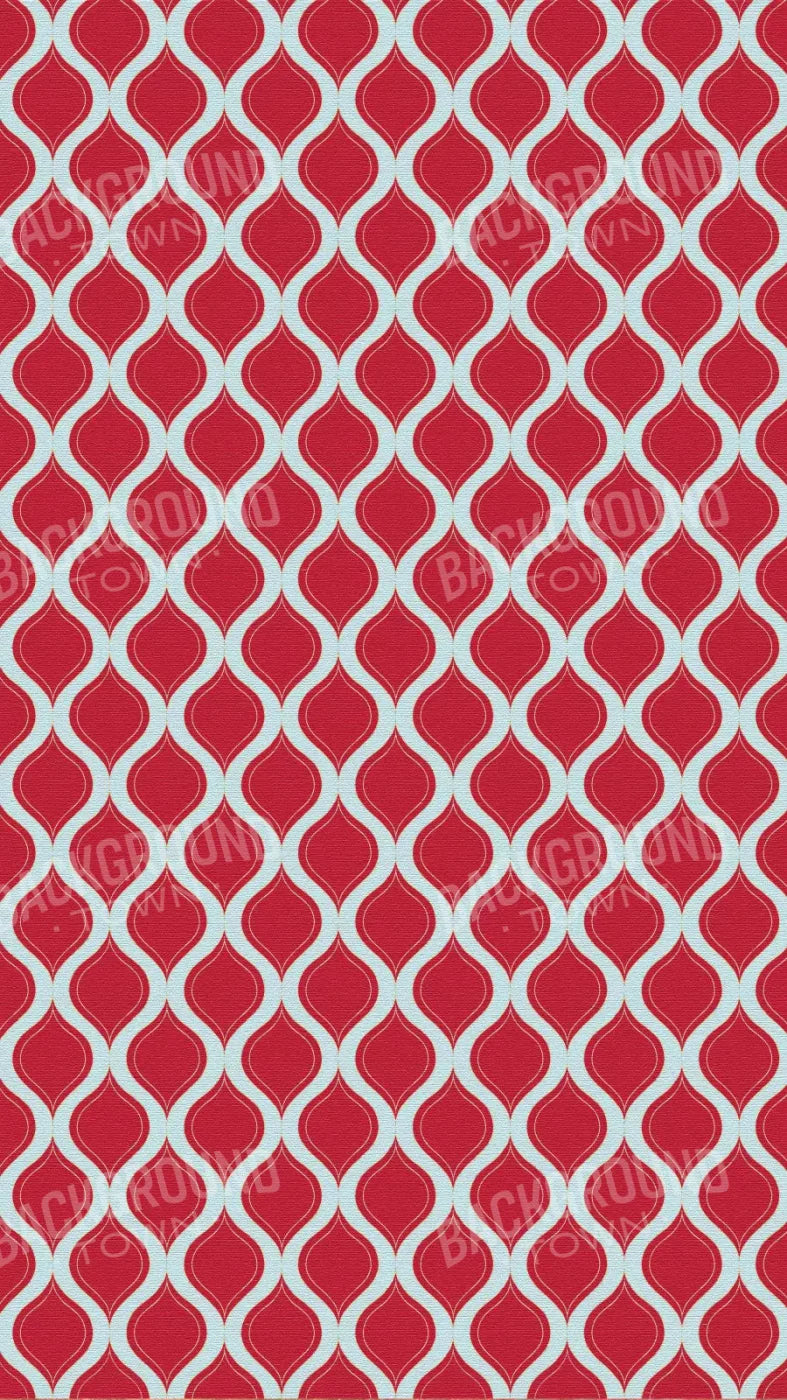 Fishnet Red 8X14 Ultracloth ( 96 X 168 Inch ) Backdrop