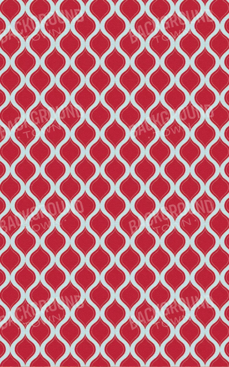 Fishnet Red 9X14 Ultracloth ( 108 X 168 Inch ) Backdrop