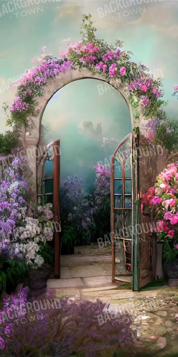Floral Archway 10X20 Ultracloth ( 120 X 240 Inch ) Backdrop