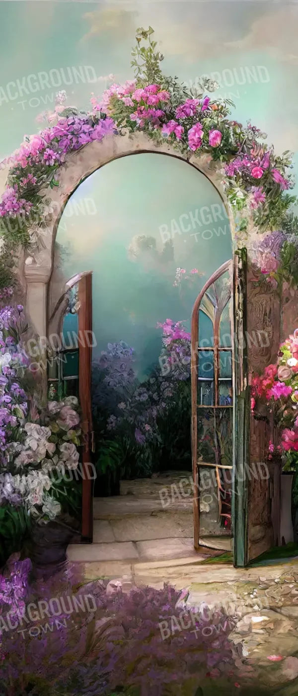 Floral Archway 5X12 Ultracloth For Westcott X-Drop ( 60 X 144 Inch ) Backdrop