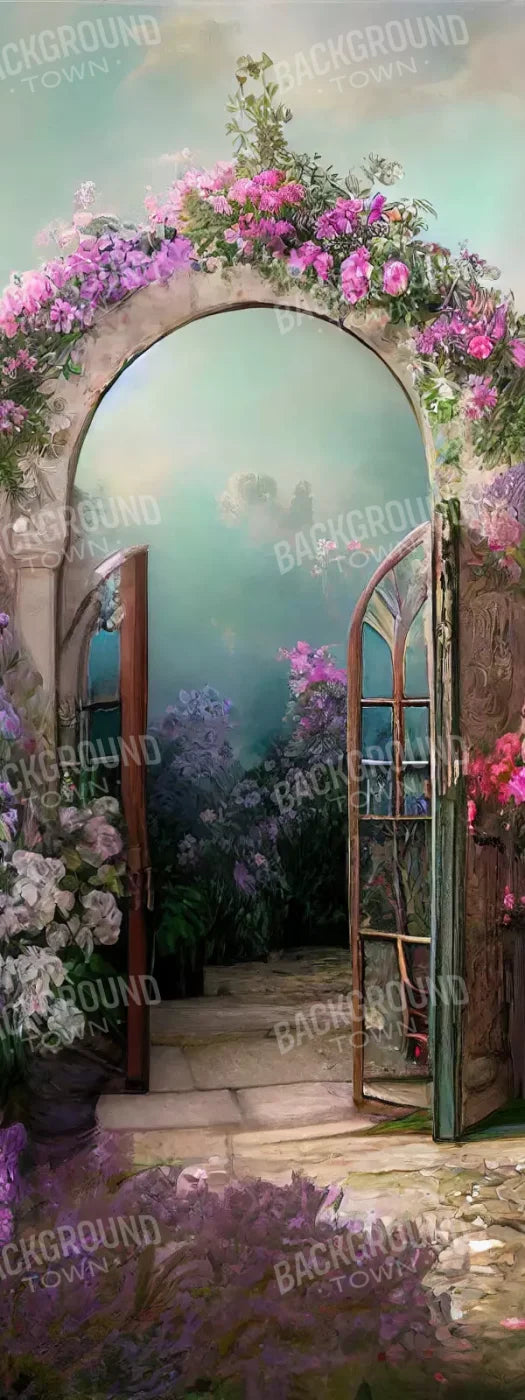 Floral Archway 8X20 Ultracloth ( 96 X 240 Inch ) Backdrop