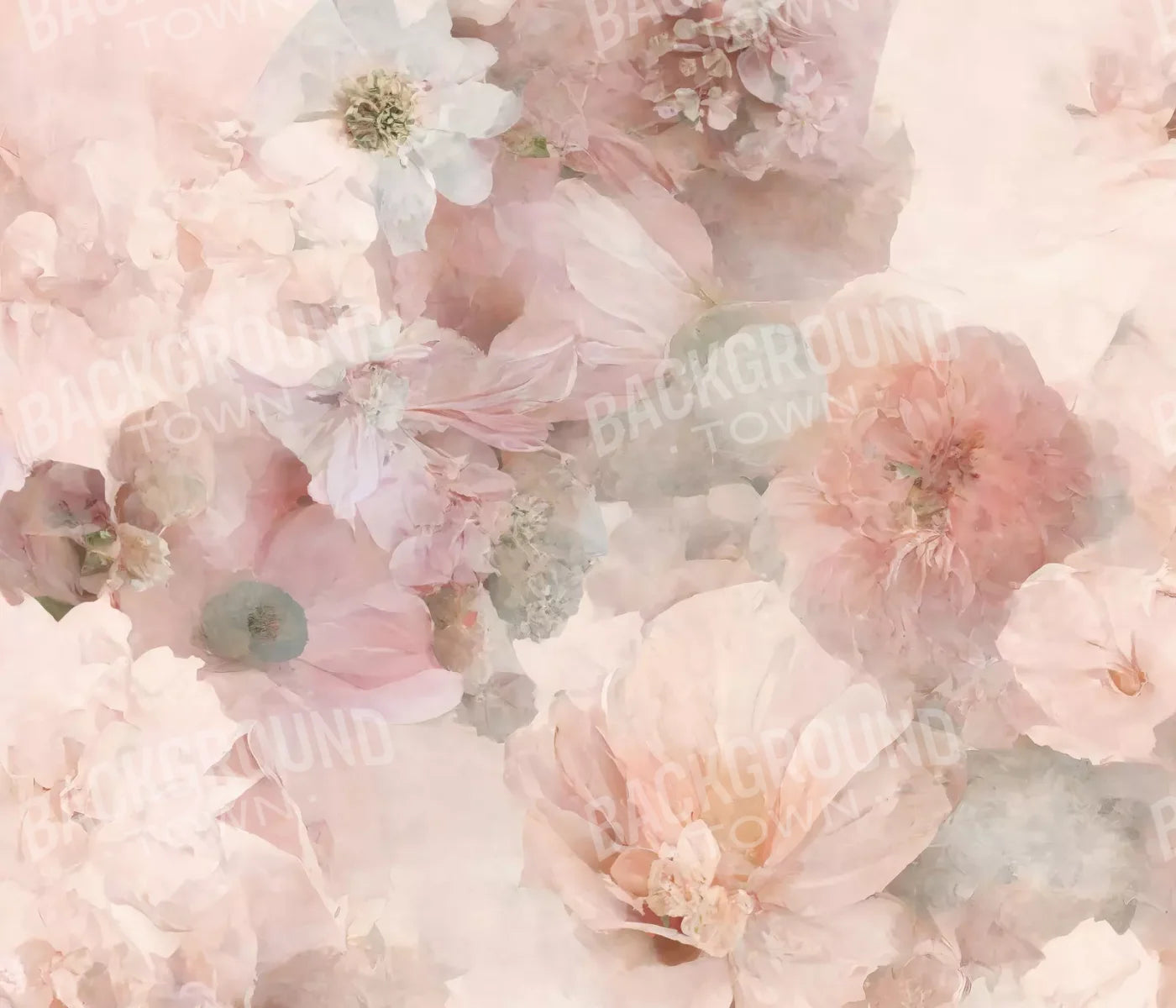 Floral Blush Ii 12X10 Ultracloth ( 144 X 120 Inch ) Backdrop