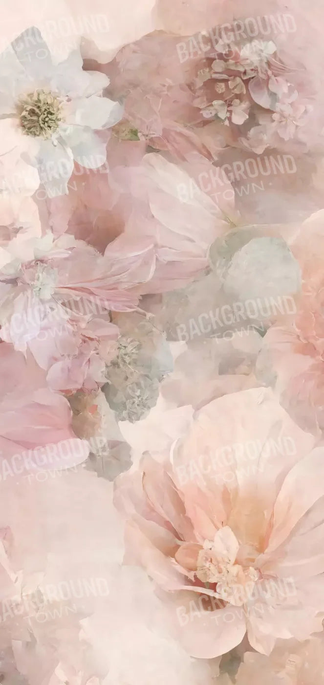 Floral Blush Ii 8X16 Ultracloth ( 96 X 192 Inch ) Backdrop