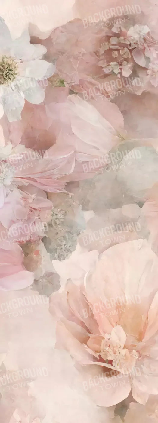 Floral Blush Ii 8X20 Ultracloth ( 96 X 240 Inch ) Backdrop