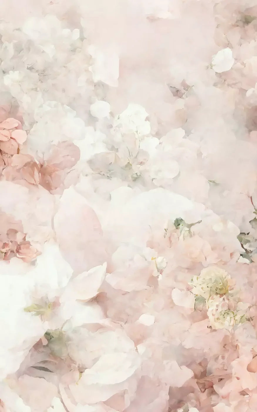 Floral Blush I 9X14 Ultracloth ( 108 X 168 Inch ) Backdrop