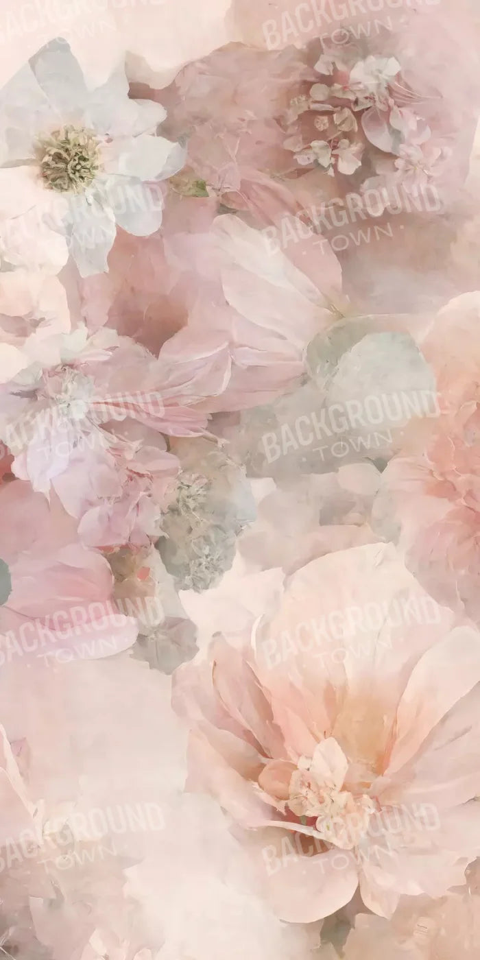 Floral Blush Ii 10X20 Ultracloth ( 120 X 240 Inch ) Backdrop