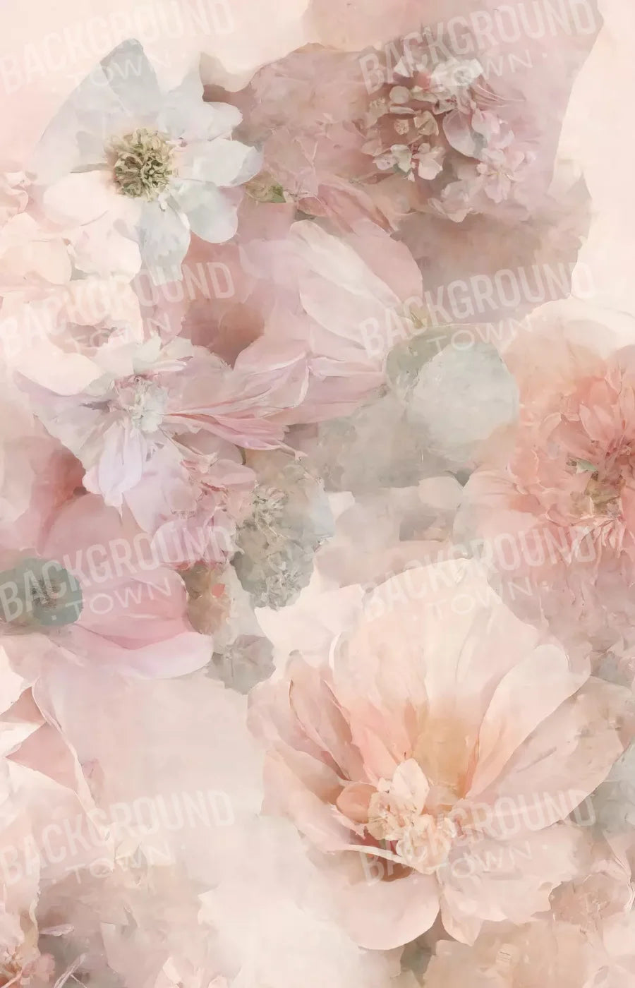 Floral Blush Ii 8X12 Ultracloth ( 96 X 144 Inch ) Backdrop