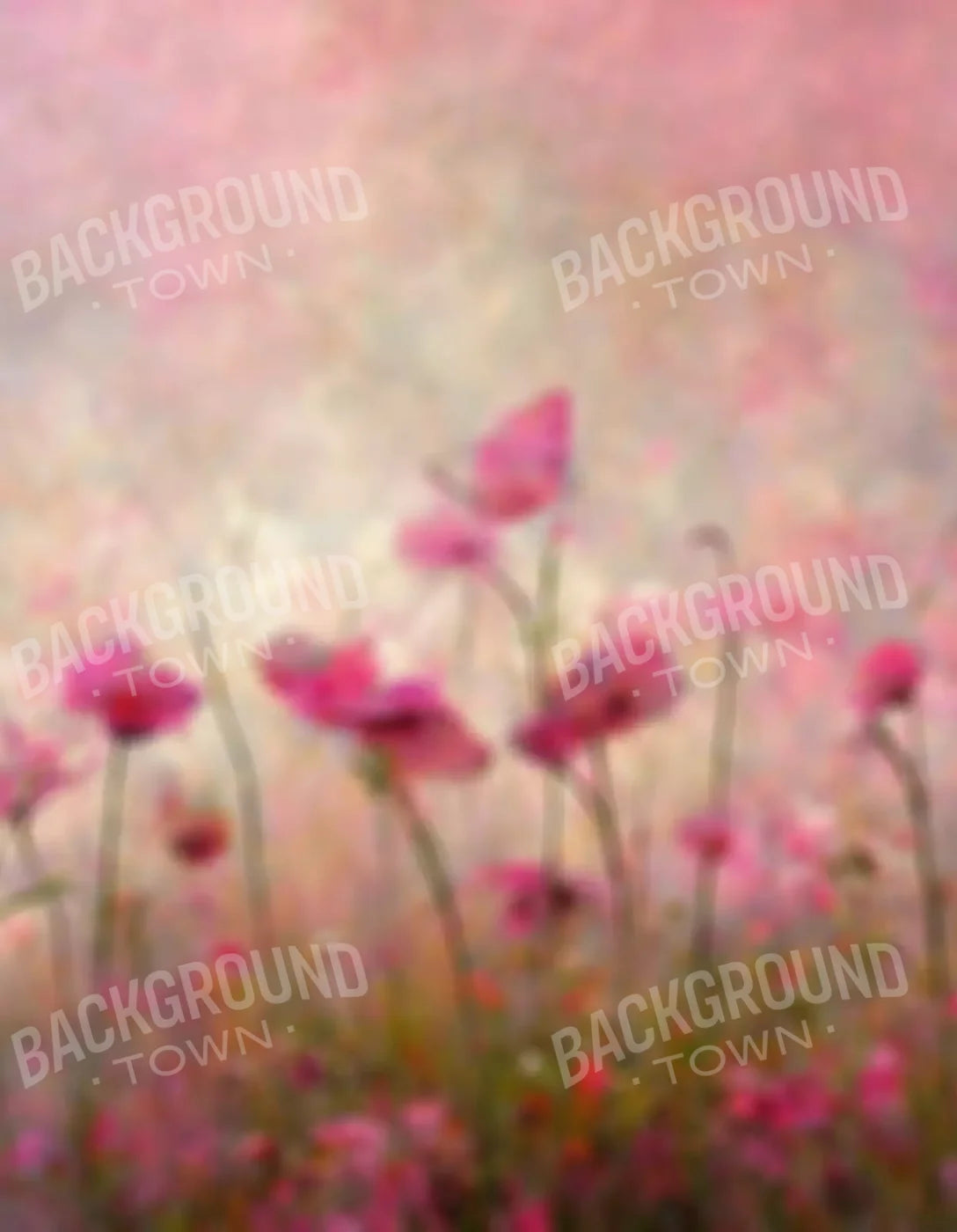 Floral Bokeh 6X8 Fleece ( 72 X 96 Inch ) Backdrop